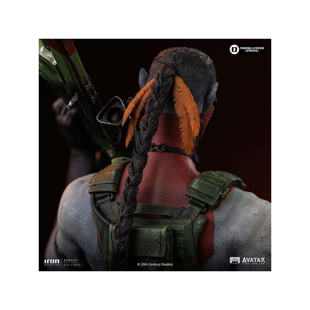 IRON STUDIOS AVATAR 3 FIRE AND ASH MILES QUARITCH BDS ART SCALE 1/10 STATUE RESIN FIGURE