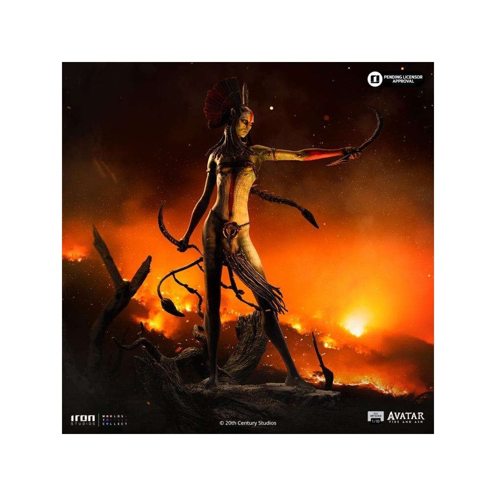 AVATAR 3 FIRE AND ASH VARANG BDS ART SCALE 1/10 STATUA FIGURE IRON STUDIOS