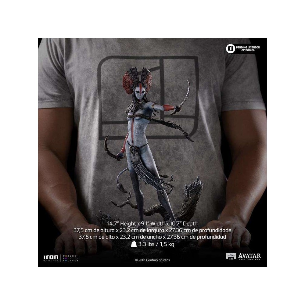 AVATAR 3 FIRE AND ASH VARANG BDS ART SCALE 1/10 STATUA FIGURE IRON STUDIOS