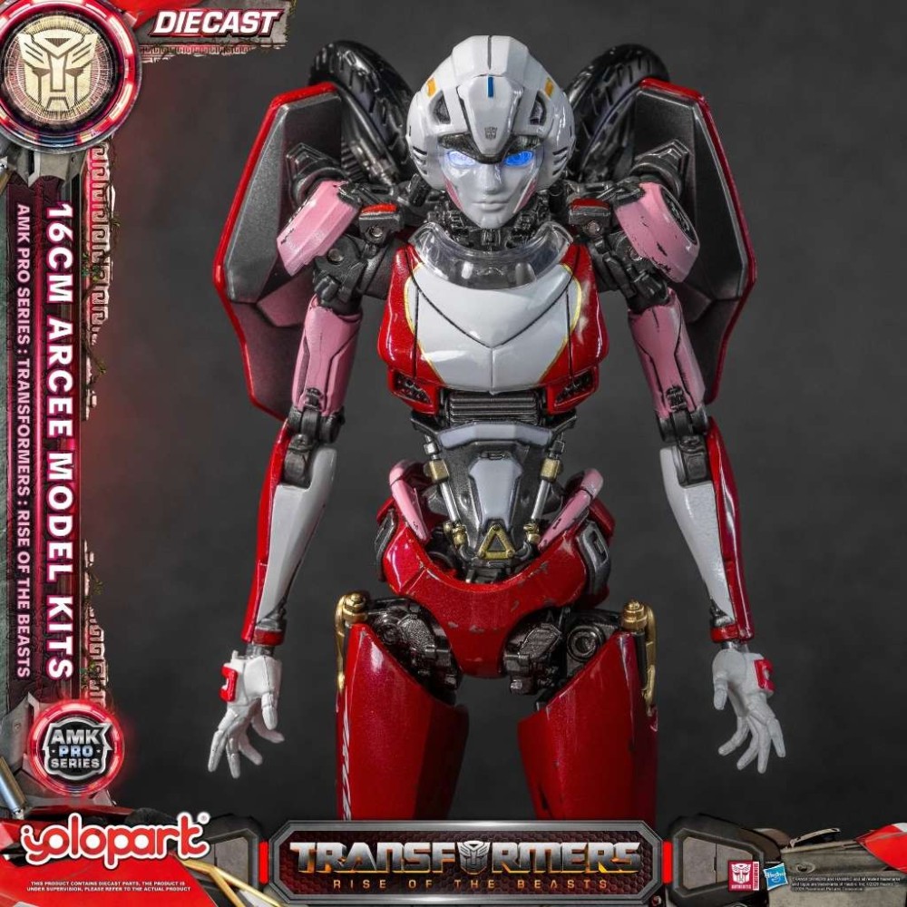 YOLOPARK TRANSFORMERS RISE OF THE BEASTS AMK PRO SERIES ARCEE MODEL KIT ACTION FIGURE