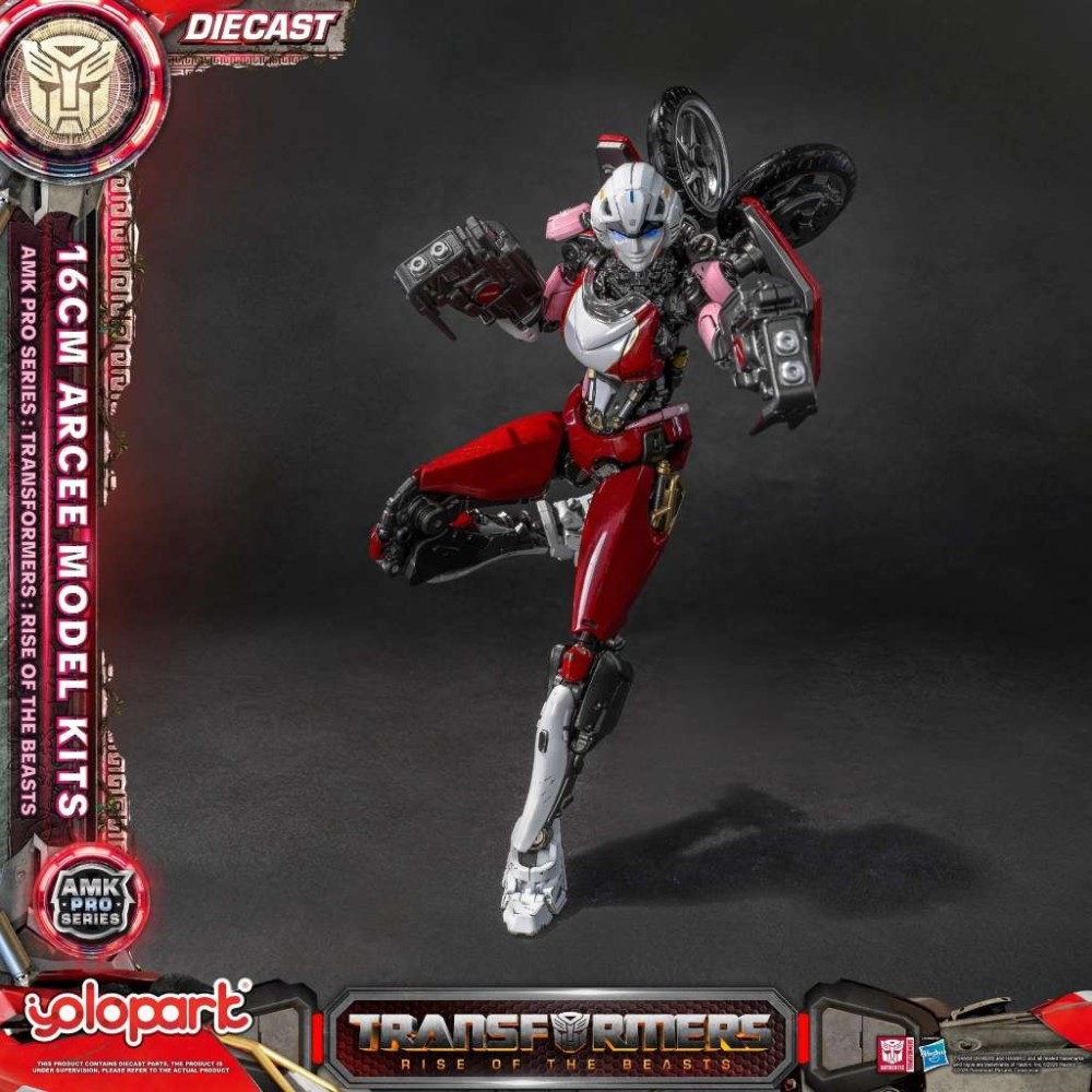 TRANSFORMERS RISE OF THE BEASTS AMK PRO ARCEE MODEL KIT ACTION FIGURE YOLOPARK