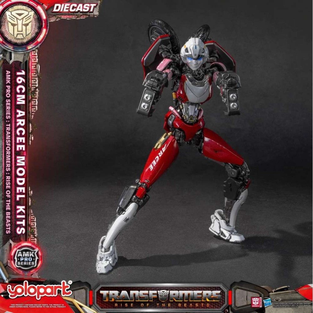 TRANSFORMERS RISE OF THE BEASTS AMK PRO ARCEE MODEL KIT ACTION FIGURE YOLOPARK