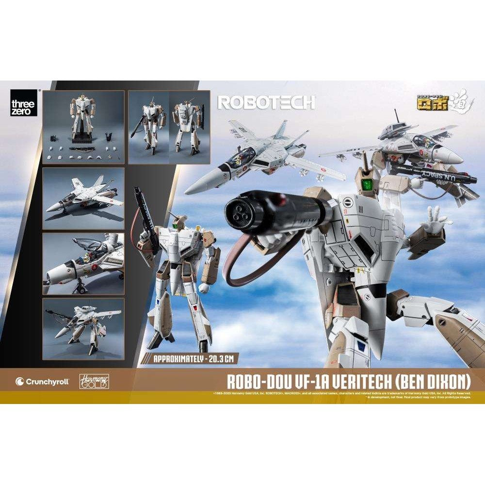 ROBOTECH ROBO-DOU VF-1A VERITECH BEN DIXON ACTION FIGURE THREEZERO