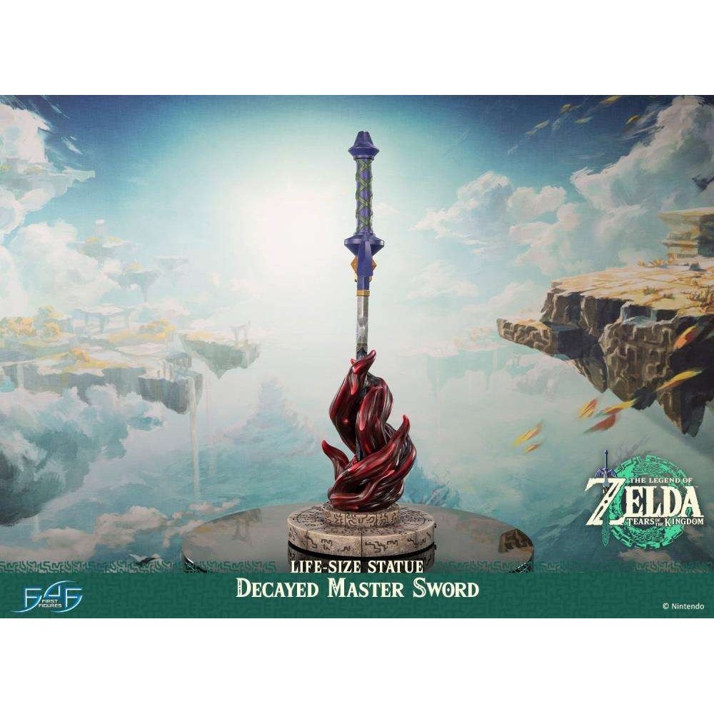 FIRST4FIGURES THE LEGEND OF ZELDA TEARS OF THE KINGDOM DECAYED MASTER SWORD LIFE SIZE STATUE