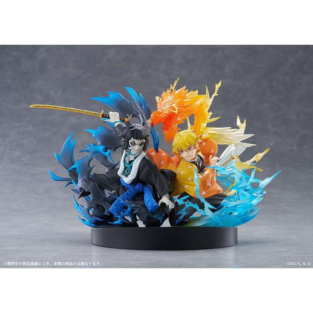 ANIPLEX DEMON SLAYER ZENITSU & KAIGAKU FIGURE STATUE PVC DIORAMA