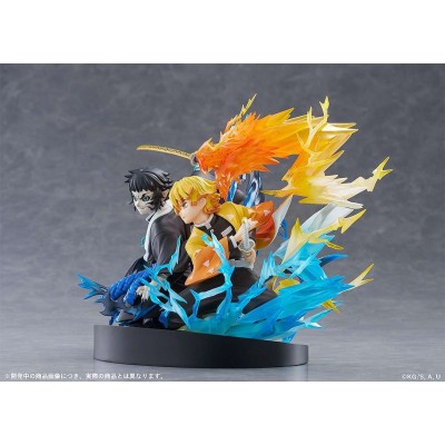 ANIPLEX DEMON SLAYER ZENITSU & KAIGAKU FIGURE STATUE PVC DIORAMA
