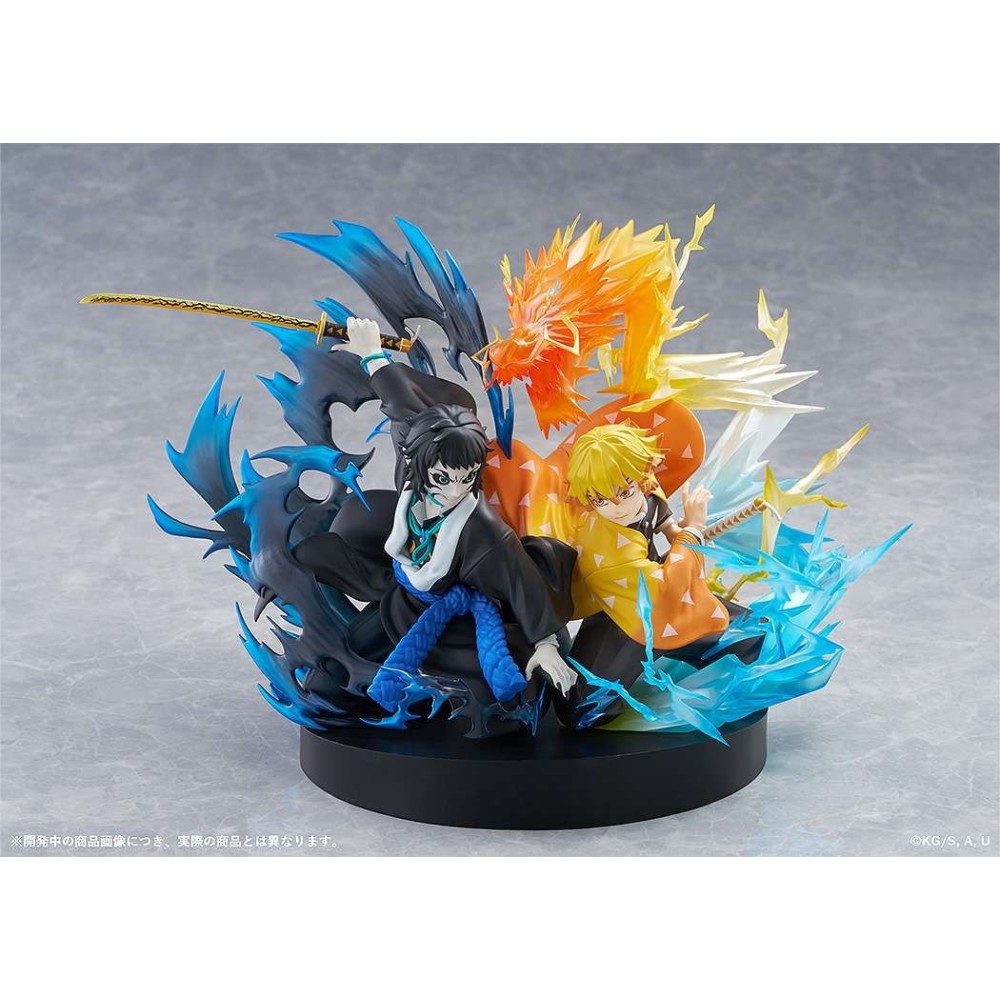 ANIPLEX DEMON SLAYER ZENITSU & KAIGAKU FIGURE STATUE PVC DIORAMA