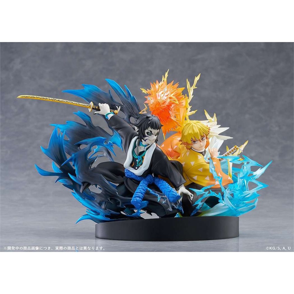 ANIPLEX DEMON SLAYER ZENITSU & KAIGAKU FIGURE STATUE PVC DIORAMA
