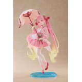 HATSUNE MIKU AMP SAKURA MIKU SAKURA DRESS NEWLEY WRITTEN FIGURE STATUA TAITO