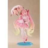 TAITO HATSUNE MIKU AMP SAKURA MIKU SAKURA DRESS NEWLEY WRITTEN FIGURE STATUE