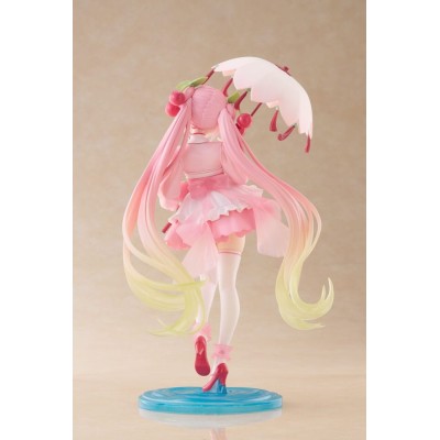 TAITO HATSUNE MIKU AMP SAKURA MIKU SAKURA DRESS NEWLEY WRITTEN FIGURE STATUE