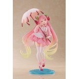 TAITO HATSUNE MIKU AMP SAKURA MIKU SAKURA DRESS NEWLEY WRITTEN FIGURE STATUE
