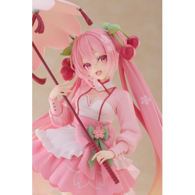 HATSUNE MIKU AMP SAKURA MIKU SAKURA DRESS NEWLEY WRITTEN FIGURE STATUA TAITO