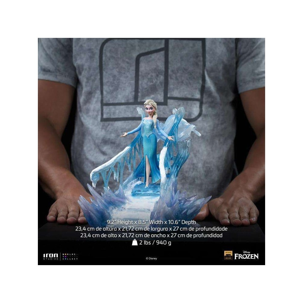 IRON STUDIOS DISNEY FROZEN ELSA ART SCALE 1/10 RESIN STATUE FIGURE
