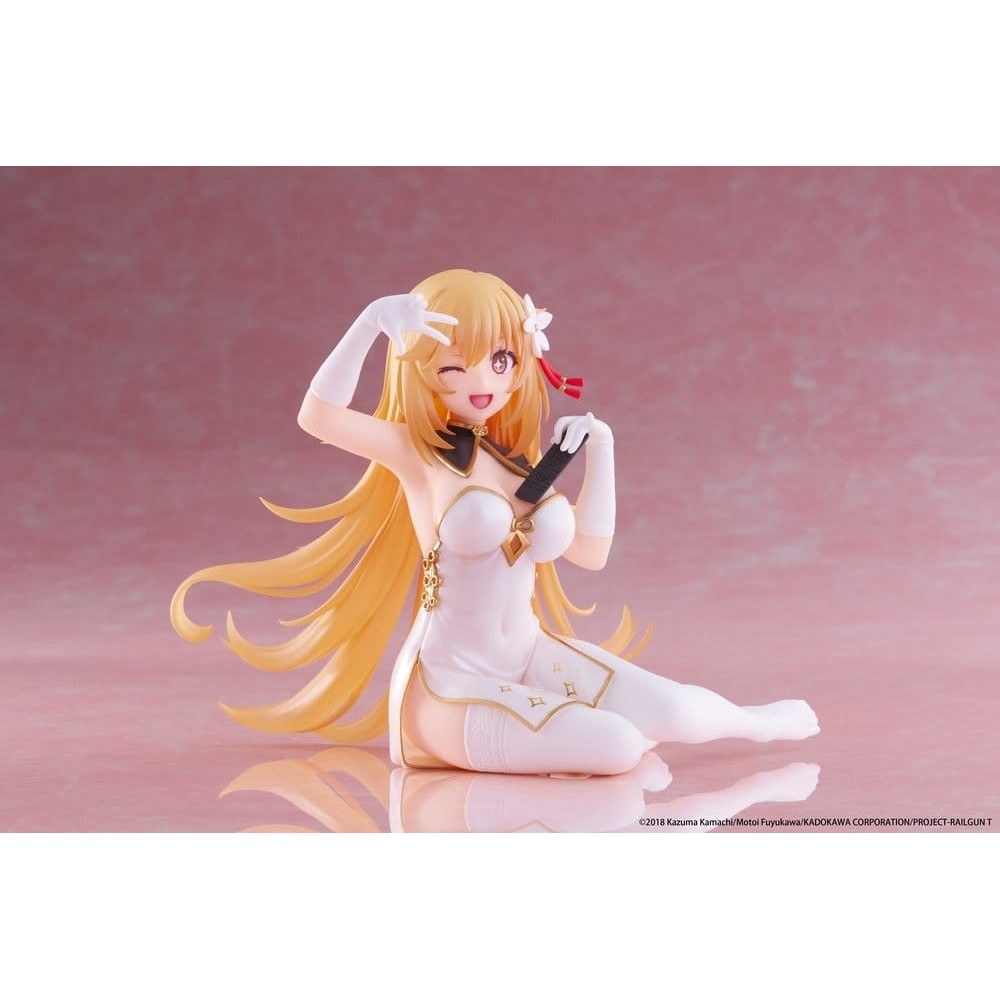 TAITO A CERTAIN SCIENTIFIC RAILGUN MISAKI SHOKUHO CHINESE DRESS VERSION DESKTOP CUTE STATUE FIGURE