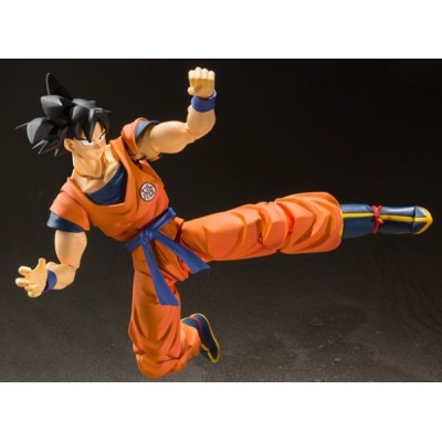 DRAGON BALL Z SON GOKU THE SAIYAN RAISED ON EARTH S.H. FIGUARTS ACTION FIGURE BANDAI