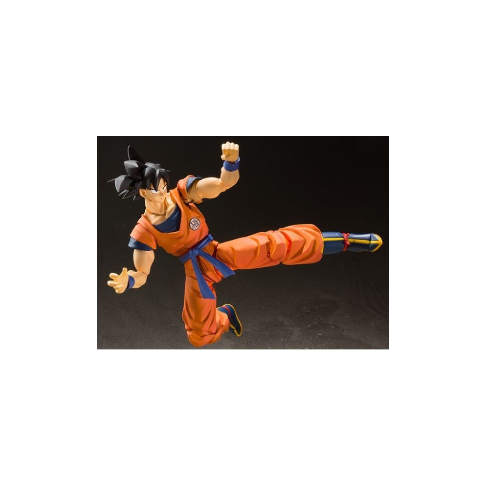 DRAGON BALL Z SON GOKU THE SAIYAN RAISED ON EARTH S.H. FIGUARTS ACTION FIGURE BANDAI