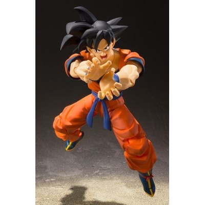 DRAGON BALL Z SON GOKU THE SAIYAN RAISED ON EARTH S.H. FIGUARTS ACTION FIGURE BANDAI