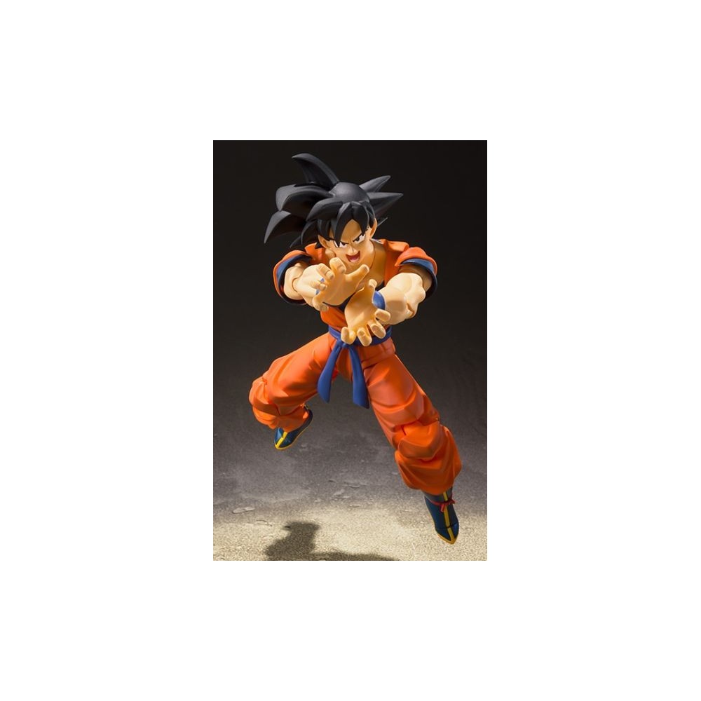 DRAGON BALL Z SON GOKU THE SAIYAN RAISED ON EARTH S.H. FIGUARTS ACTION FIGURE BANDAI