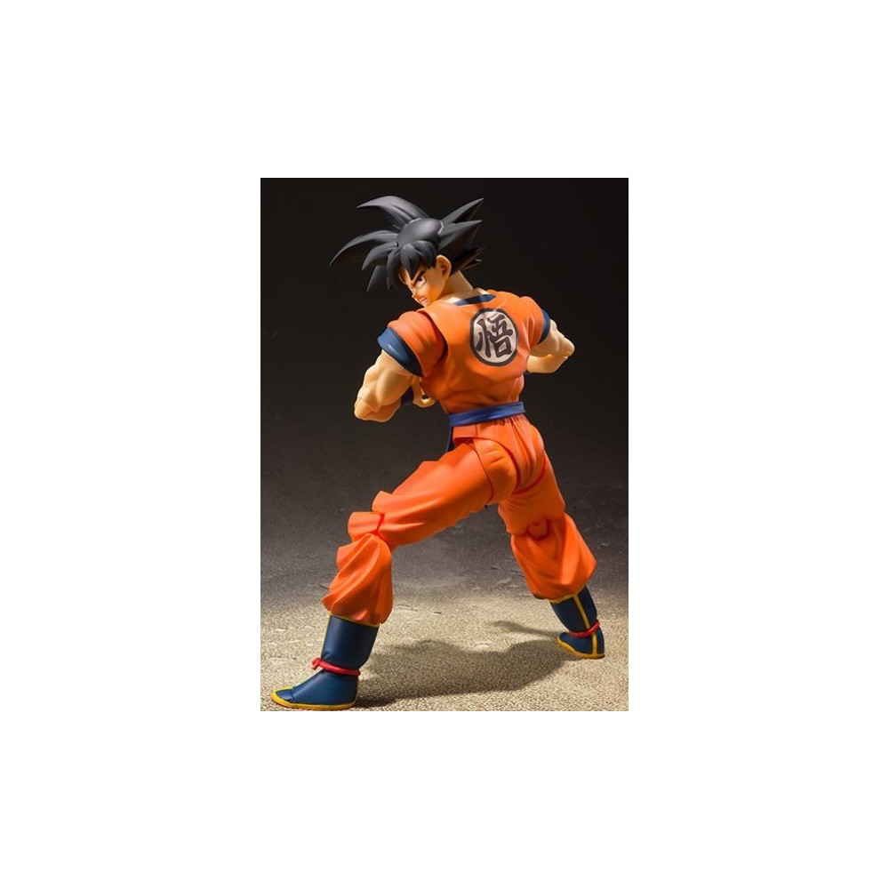 DRAGON BALL Z SON GOKU THE SAIYAN RAISED ON EARTH S.H. FIGUARTS ACTION FIGURE BANDAI