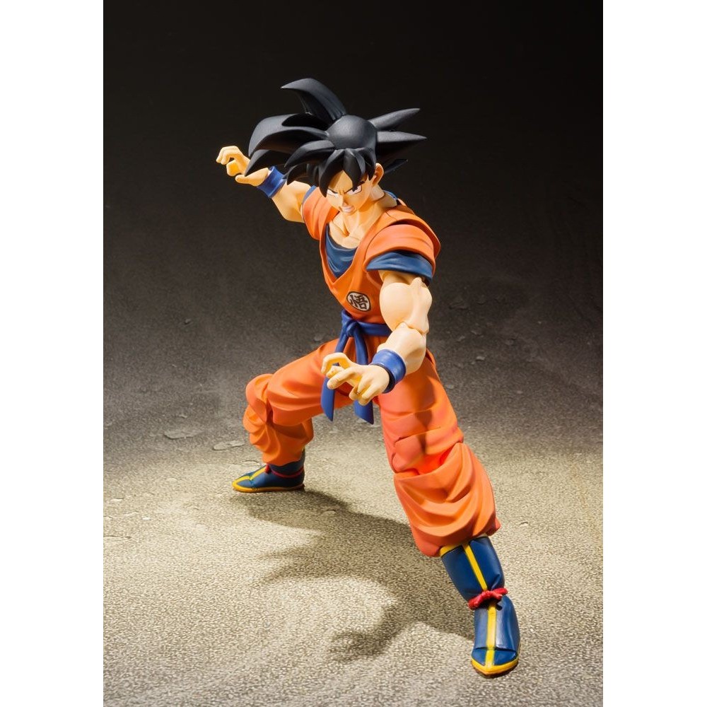 DRAGON BALL Z SON GOKU THE SAIYAN RAISED ON EARTH S.H. FIGUARTS ACTION FIGURE BANDAI