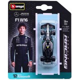 BBURAGO MERCEDES-AMG F1 W16 12 KIMI ANTONELLI DIE CAST METAL 1/64 MODEL REPLICA