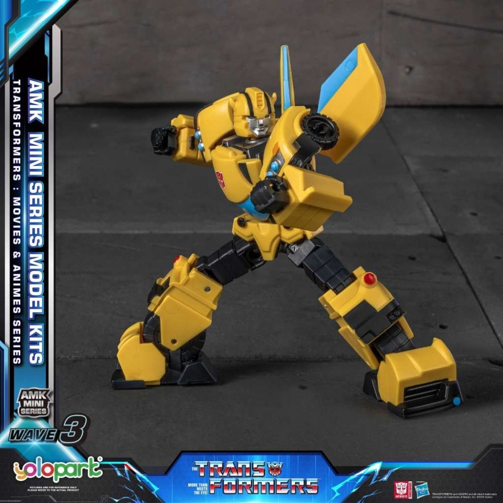 YOLOPARK TRANSFORMERS GENERATION ONE BUMBLEBEE MODEL KIT AMK SERIES MINI ACTION FIGURE