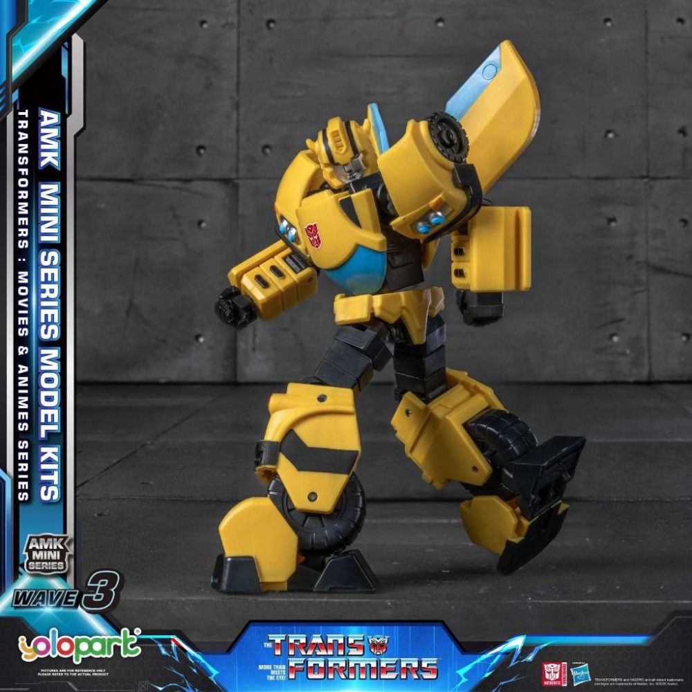 YOLOPARK TRANSFORMERS GENERATION ONE BUMBLEBEE MODEL KIT AMK SERIES MINI ACTION FIGURE