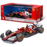 BBURAGO FERRARI SF-25 WITH LEWIS HAMILTON DIE CAST METAL 1/18 MODEL REPLICA