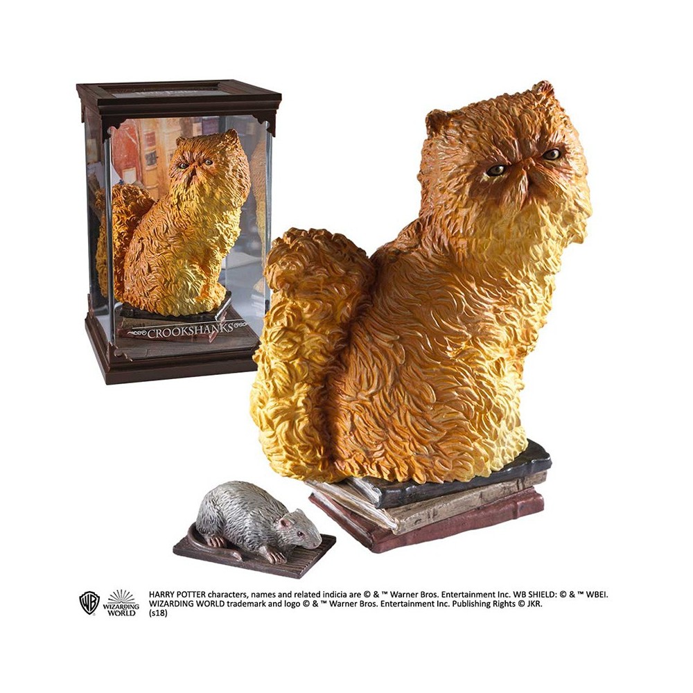 HARRY POTTER MAGICAL CREATURES - CROOKSHANKS STATUA FIGURE NOBLE COLLECTIONS