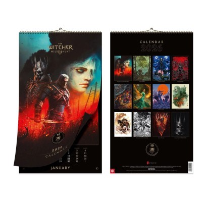 GOOD LOOT THE WITCHER III WILD HUNT 10 YEARS 2026 CALENDAR