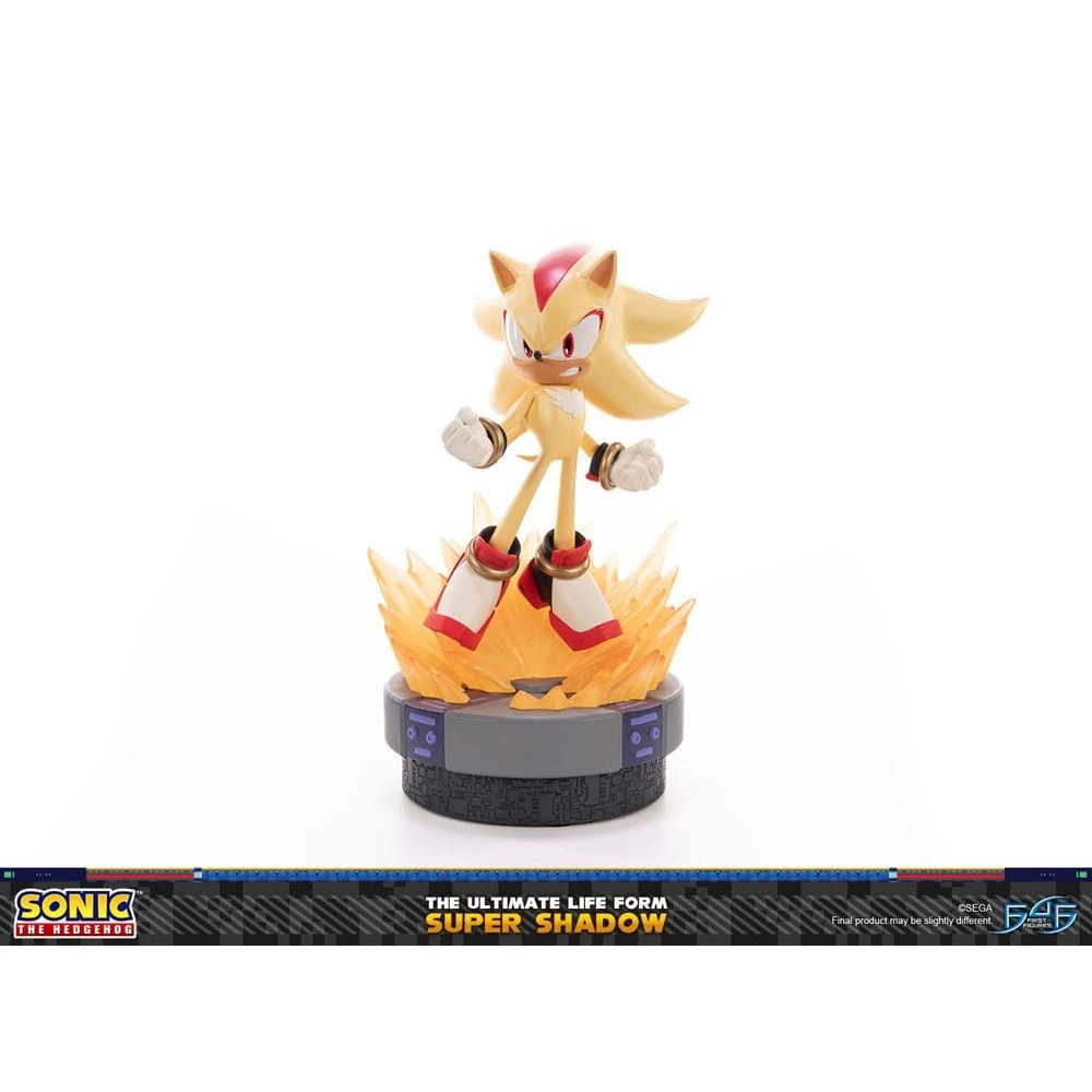 FIRST4FIGURES SONIC THE HEDGEHOG THE ULTIMATE LIFE FORM SUPER SHADOW STATUE RESIN FIGURE