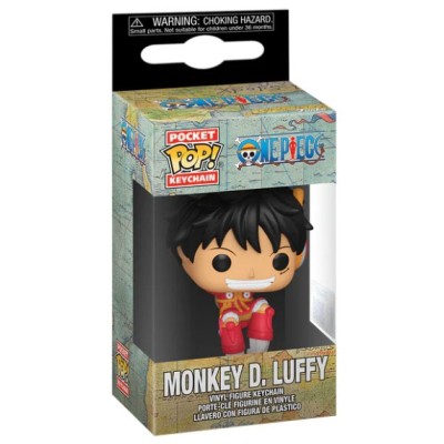 ONE PIECE MONKEY LUFFY POCKET POP! KEYCHAIN FUNKO