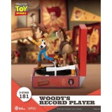 BEAST KINGDOM TOY STORY WOODY'S RECORD PLAYER D-STAGE 181 DIORAMA STATUE