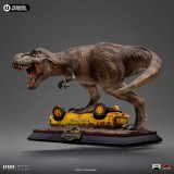 IRON STUDIOS JURASSIC PARK ICONS T-REX ATTACK STATUE