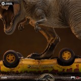 JURASSIC PARK ICONS T-REX ATTACK STATUA FIGURE IRON STUDIOS