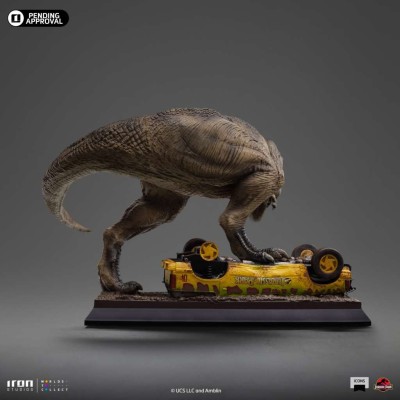 IRON STUDIOS JURASSIC PARK ICONS T-REX ATTACK STATUE