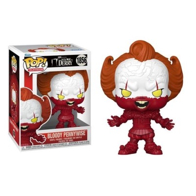 FUNKO POP! IT WELCOME TO DERRY BLOODY PENNYWISE BOBBLE HEAD FIGURE FUNKO
