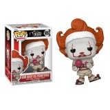 FUNKO FUNKO POP! TELEVISION IT WELCOME TO DERRY BOB GRAY AS PENNYWISE BOBBLE HEAD