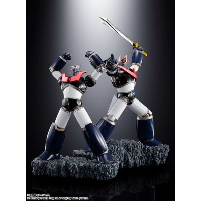 BANDAI DOUBLE MAZINGER Z & GREAT MAZINGER TOUCHE METALLIQUE FIGUARTS ZERO SERIES FIGURE STATUE