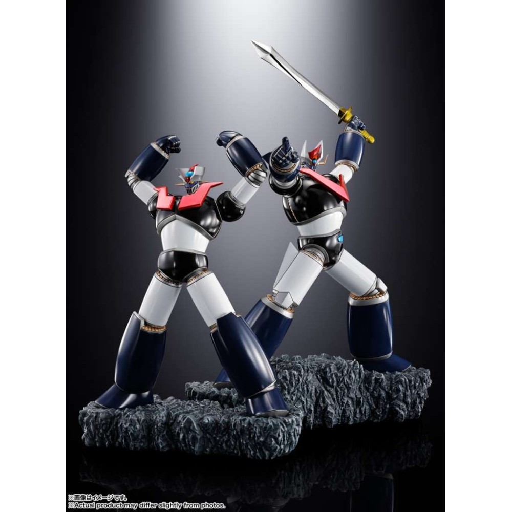 DOUBLE MAZINGER Z & GREAT MAZINGER TOUCHE METALLIQUE FIGUARTS ZERO FIGURE STATUA BANDAI
