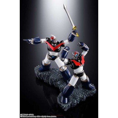 BANDAI DOUBLE MAZINGER Z & GREAT MAZINGER TOUCHE METALLIQUE FIGUARTS ZERO SERIES FIGURE STATUE