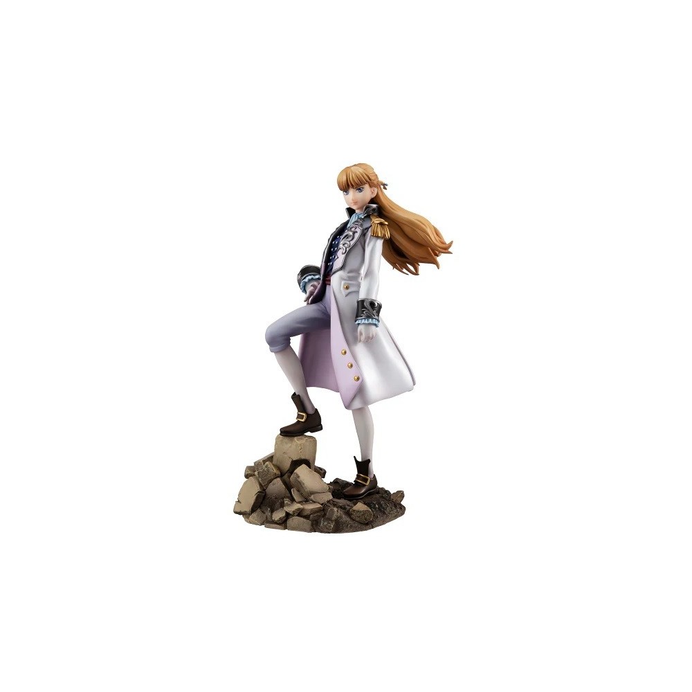MOBILE SUIT GUNDAM WING ALPHA X OMEGA HEERO YUI & RELENA STATUA DIORAMA MEGAHOUSE