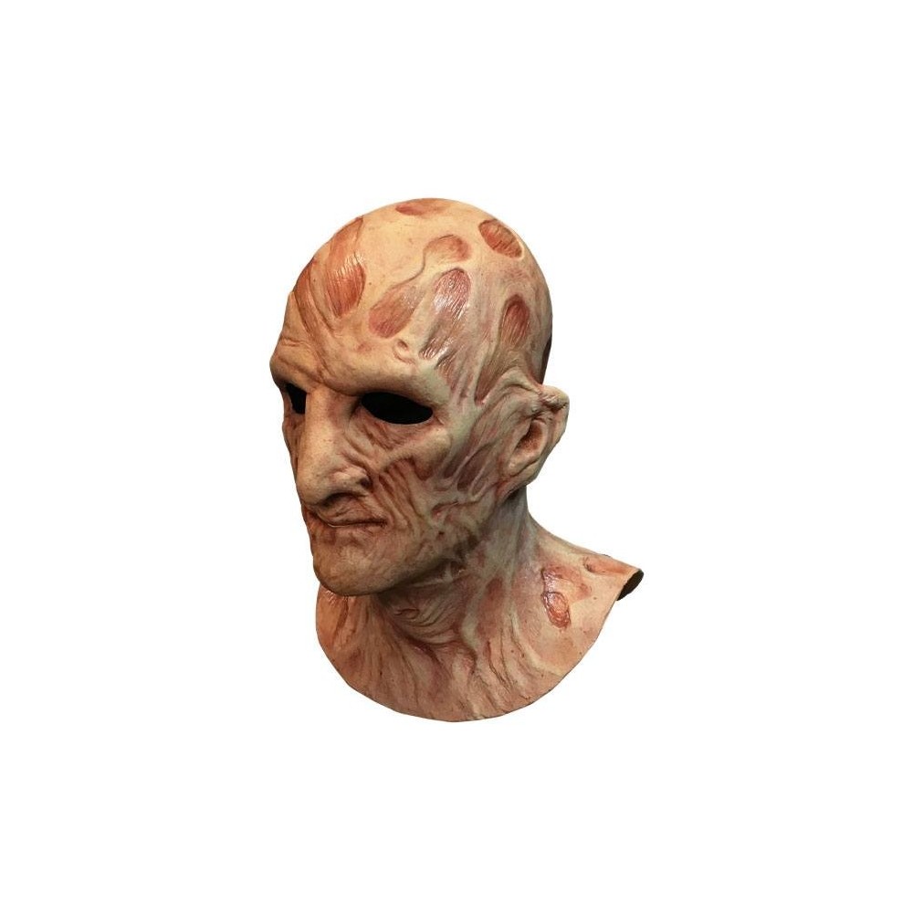 A NIGHTMARE ON ELM STREET 2 FREDDY KRUEGER DLX LATEX MASK WITH HAT MASCHERA TRICK OR TREAT STUDIOS