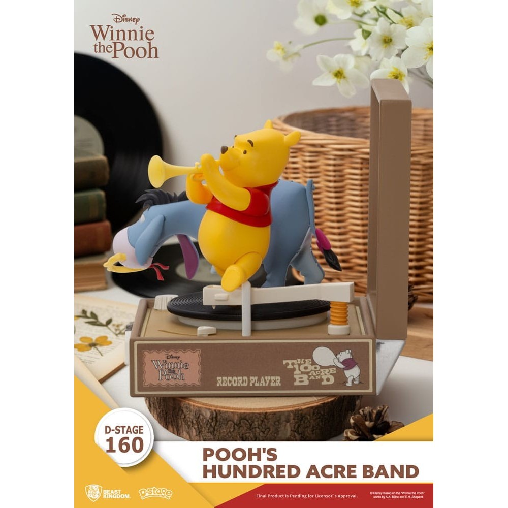 BEAST KINGDOM WINNIE THE POOH D-STAGE 160 POOH'S HUNDRED ACRE BAND STATUE FIGURE DIORAMA