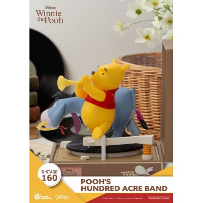 BEAST KINGDOM WINNIE THE POOH D-STAGE 160 POOH'S HUNDRED ACRE BAND STATUE FIGURE DIORAMA