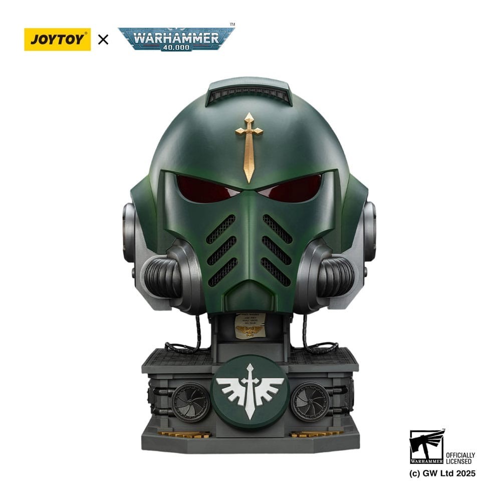 WARHAMMER 40000 DARK ANGELS MK X HELMET E STAND REPLICA 1/1 JOY TOY (CN)