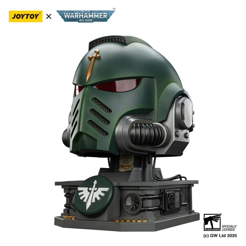 JOY TOY (CN) WARHAMMER 40000 DARK ANGELS MK X HELMET AND STAND REPLICA 1/1