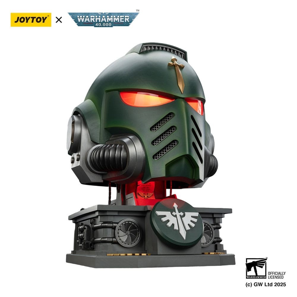 JOY TOY (CN) WARHAMMER 40000 DARK ANGELS MK X HELMET AND STAND REPLICA 1/1