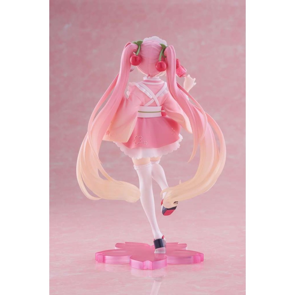 TAITO HATSUNE MIKU SAKURA MIKU NEWLY WRITTEN JAPANESE CAFE FIGURE STATUE